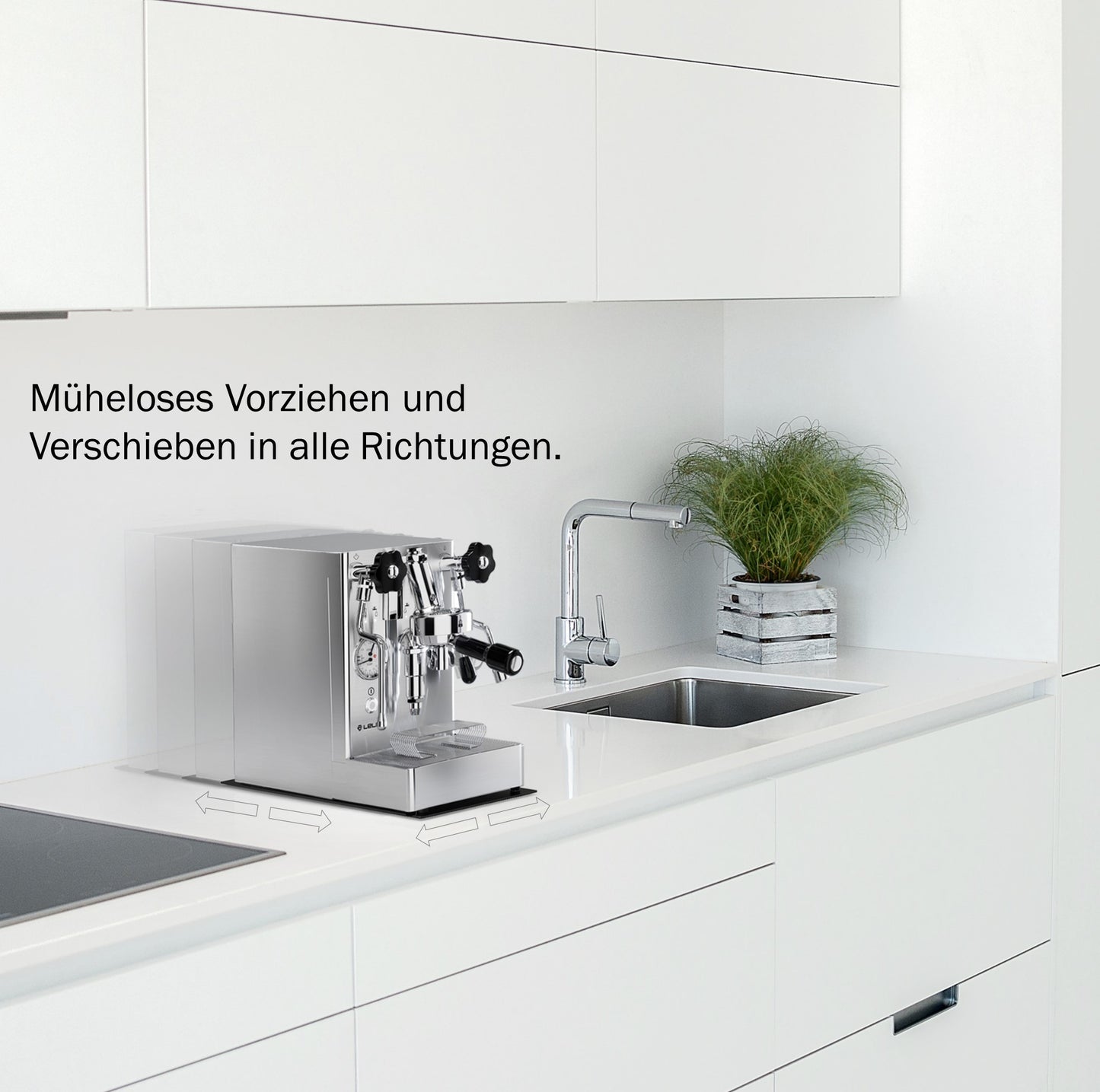 Gleitbrett für Kaffeevollautomaten